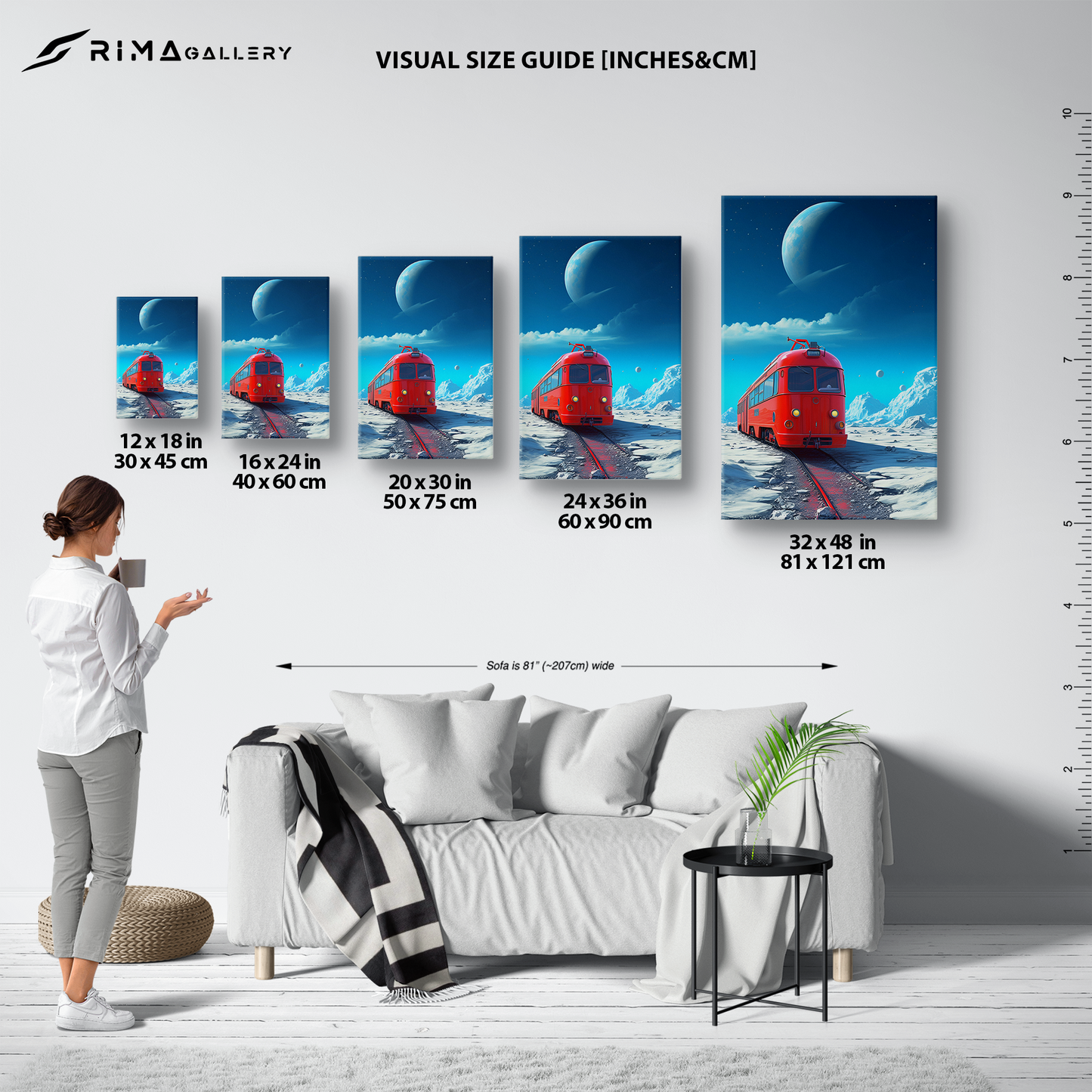 Crimson Tracks (Canvas)Crimson Tracks (Canvas  Matte finish, stretched, with a depth of 1.25 inches)
Struggling with low-quality canvases? Switch to RimaGallery! Our canvases are more thanRimaGallery