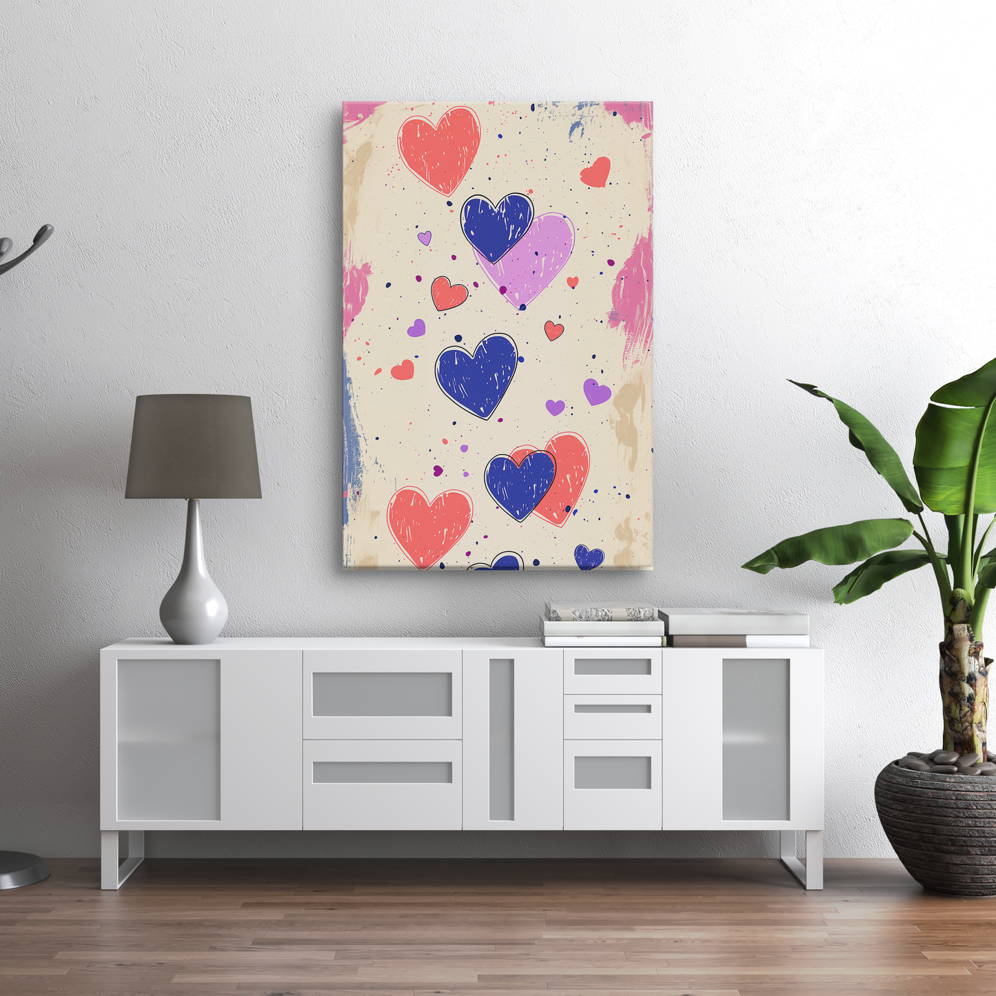 Whimsical Hearts (Canvas)Discover Whimsical Hearts at RimaGallery: a premium, eco-friendly canvas celebrating quality and sustainability. Elevate your space with vibrant, lasting art.RimaGallery