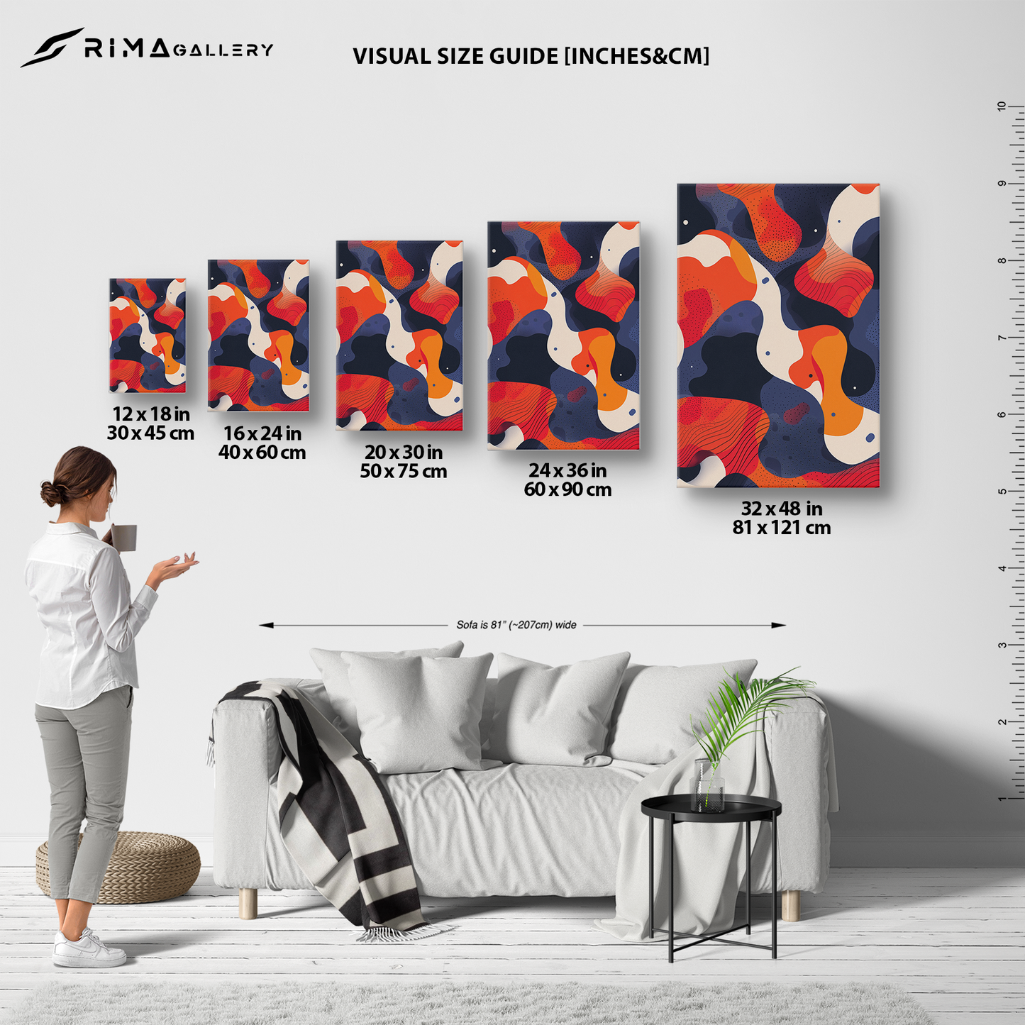 Colorflow Canvas (Canvas)Abstract flowing shapes in a bold color palette canvas print. Shop now for innovative products designed to enhance your digital lifestyle. Fast shipping!RimaGallery