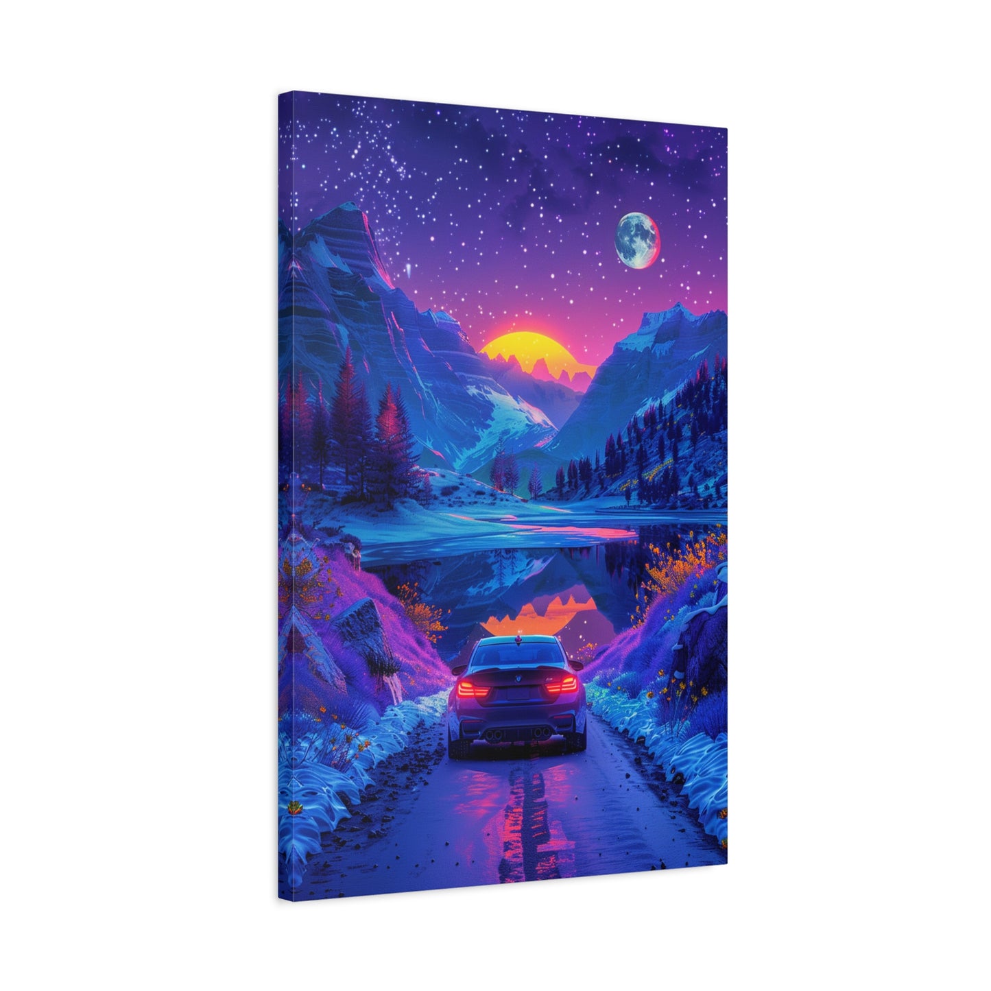 Celestial Drive (Canvas)Discover Celestial Drive on canvas at RimaGallery. Elevate your space with ethically produced, vibrant art. Free US shipping. Shop now!RimaGallery
