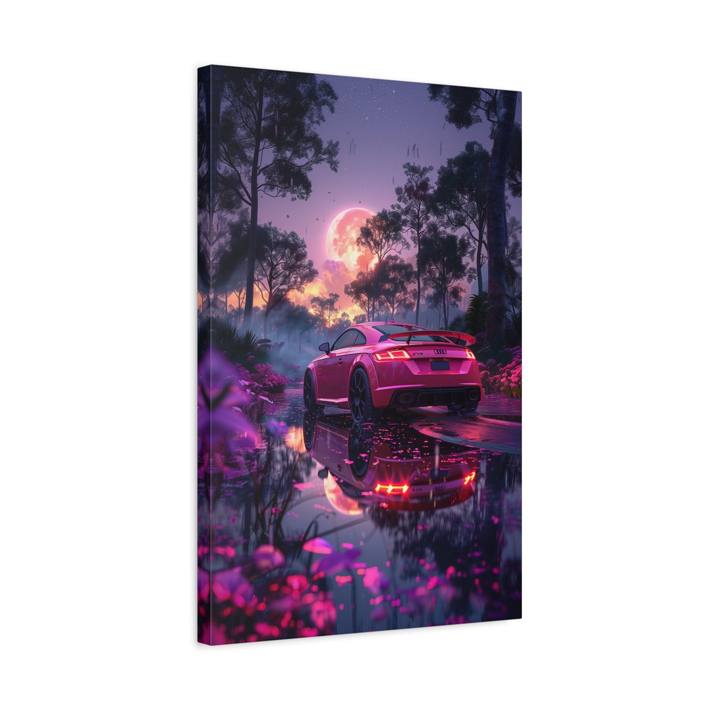 Moonlit Majesty (Canvas)Discover Moonlit Majesty on canvas at RimaGallery. Elevate your space with ethically produced, vibrant art. Free US shipping. Shop now!RimaGallery
