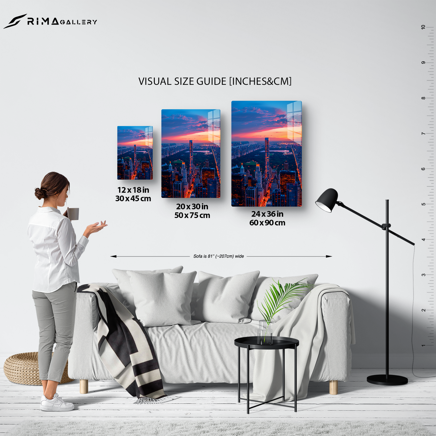 Twilight Cityscape (Acrylic)