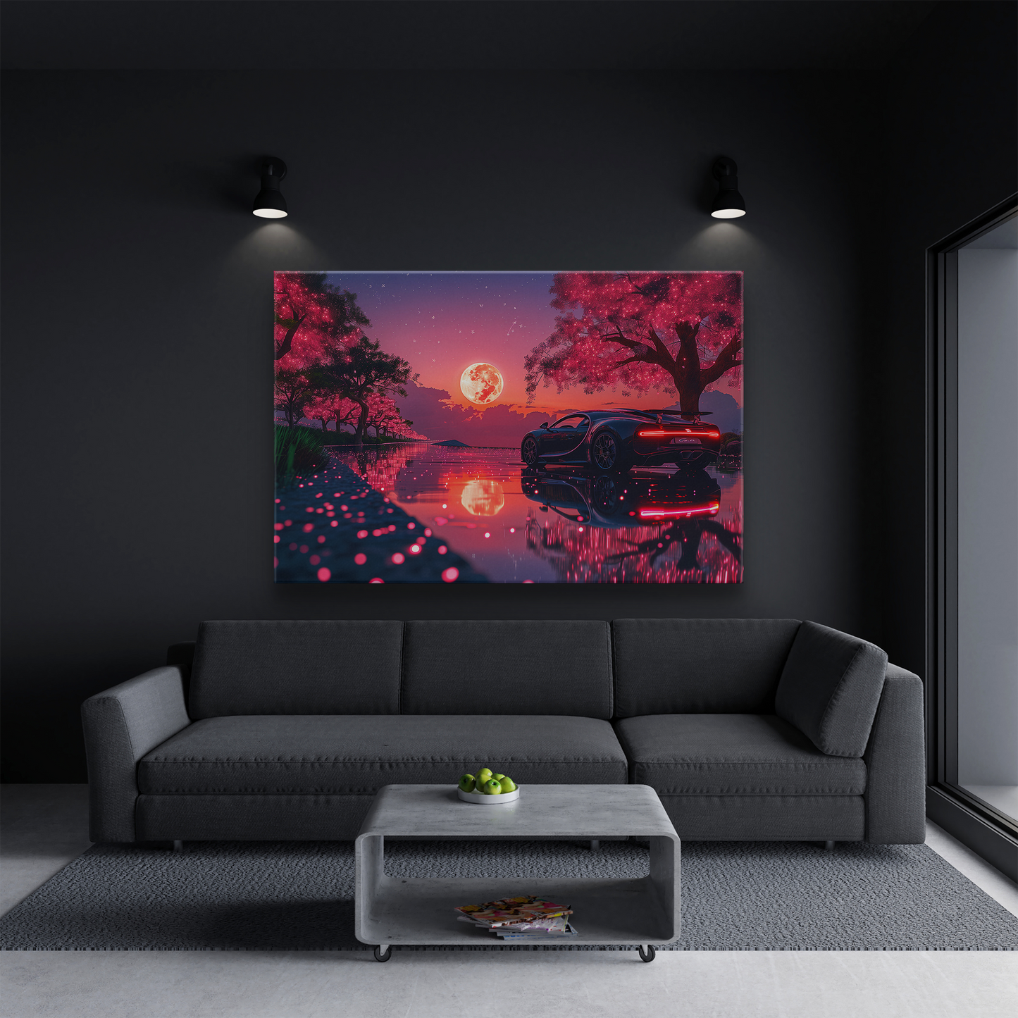 Twilight Velocity (Canvas)Twilight Velocity (Canvas Matte finish, stretched, with a depth of 1.25 inches) Elevate your décor with RimaGallery’s responsibly made art canvases. Our eco-friendlRimaGallery