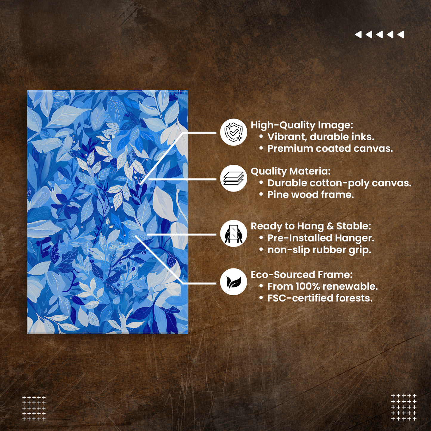 Azure Foliage (Canvas)A drift car journey through a Abstract blue-toned foliage for a tranquil canvas art piece.Shop now for innovative products designed to enhance your digital lifestyleRimaGallery