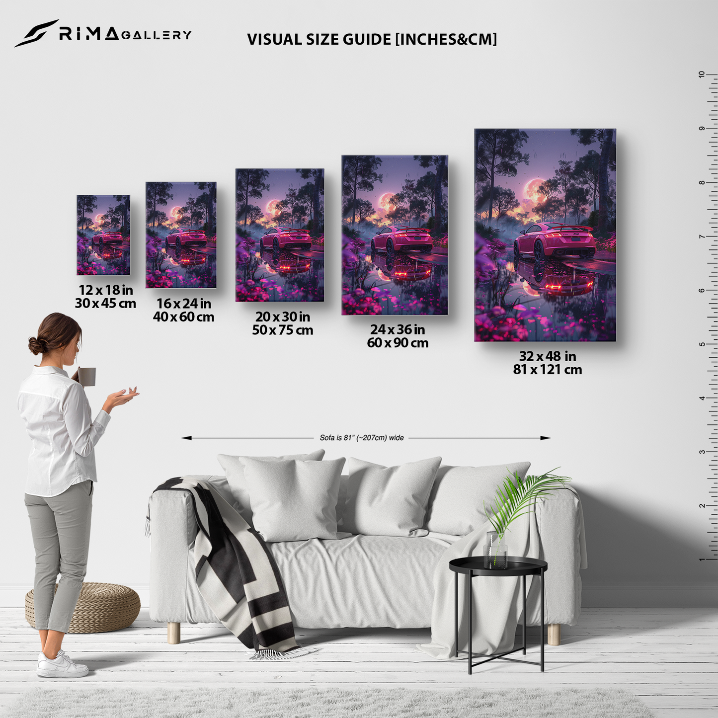 Moonlit Majesty (Canvas)Discover Moonlit Majesty on canvas at RimaGallery. Elevate your space with ethically produced, vibrant art. Free US shipping. Shop now!RimaGallery