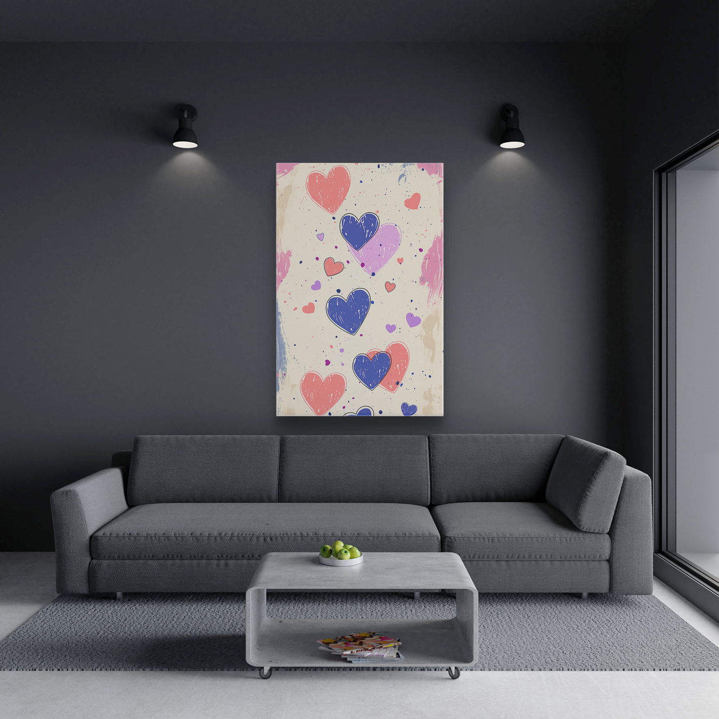 Whimsical Hearts (Canvas)Discover Whimsical Hearts at RimaGallery: a premium, eco-friendly canvas celebrating quality and sustainability. Elevate your space with vibrant, lasting art.RimaGallery