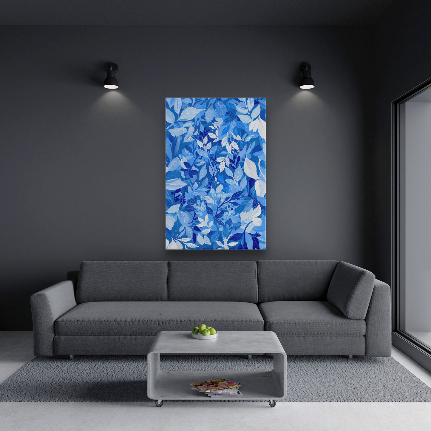 Azure Foliage (Canvas)A drift car journey through a Abstract blue-toned foliage for a tranquil canvas art piece.Shop now for innovative products designed to enhance your digital lifestyleRimaGallery