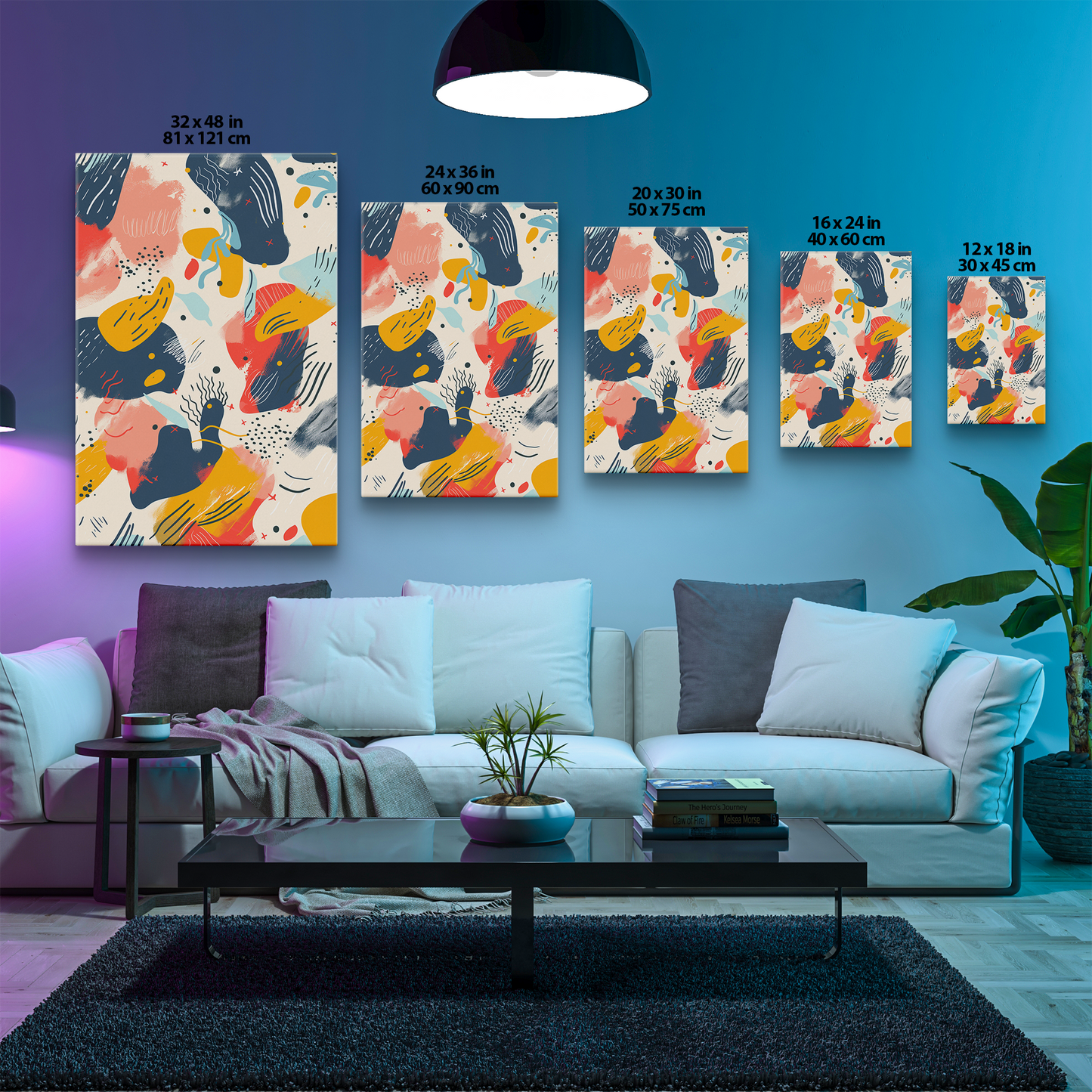 Abstract Play (Canvas)Modern abstract art with bold splashes of color on canvas prints. Shop now for innovative products designed to enhance your digital lifestyle. Fast shipping!RimaGallery