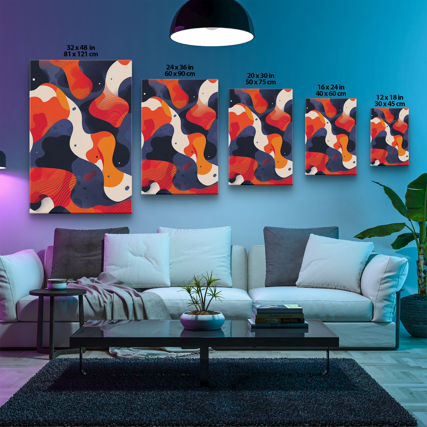 Colorflow Canvas (Canvas)Abstract flowing shapes in a bold color palette canvas print. Shop now for innovative products designed to enhance your digital lifestyle. Fast shipping!RimaGallery