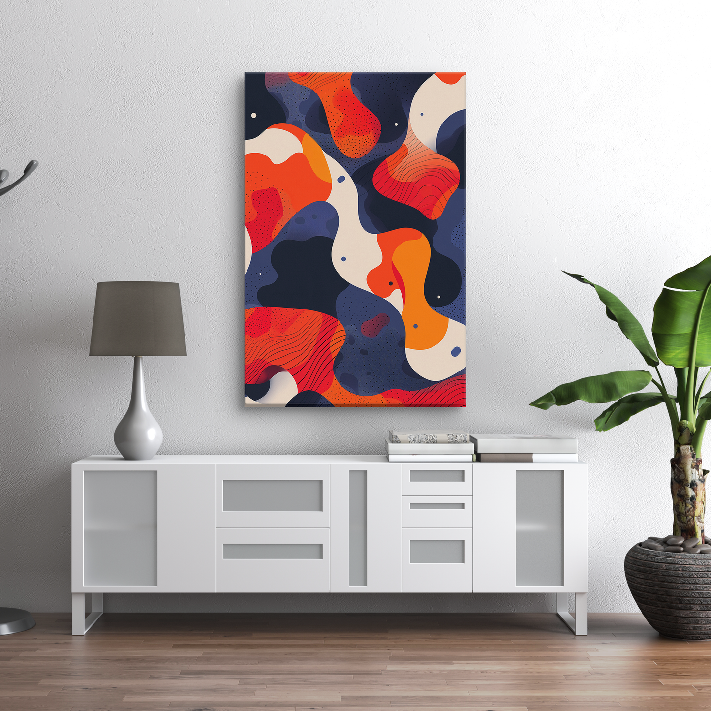Colorflow Canvas (Canvas)Abstract flowing shapes in a bold color palette canvas print. Shop now for innovative products designed to enhance your digital lifestyle. Fast shipping!RimaGallery