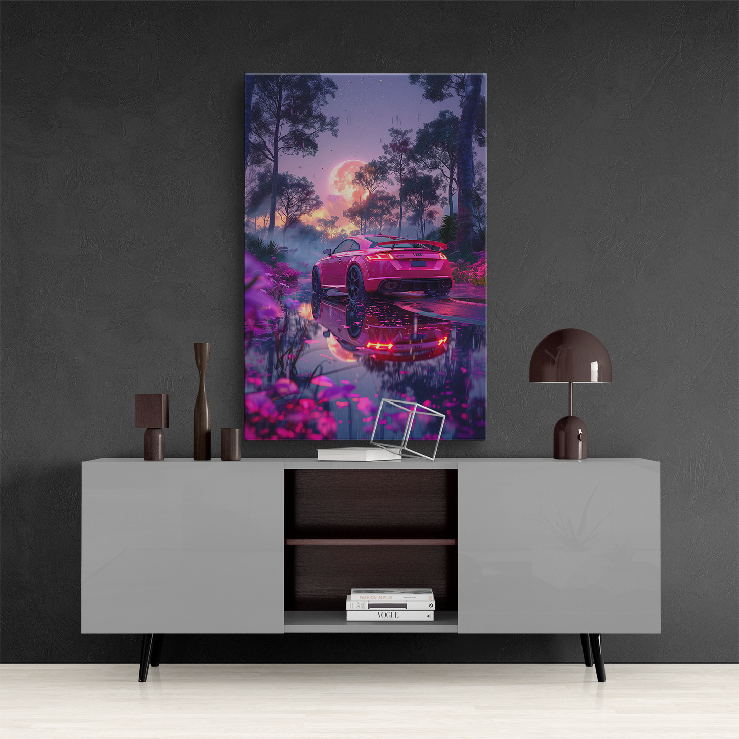 Moonlit Majesty (Canvas)Discover Moonlit Majesty on canvas at RimaGallery. Elevate your space with ethically produced, vibrant art. Free US shipping. Shop now!RimaGallery