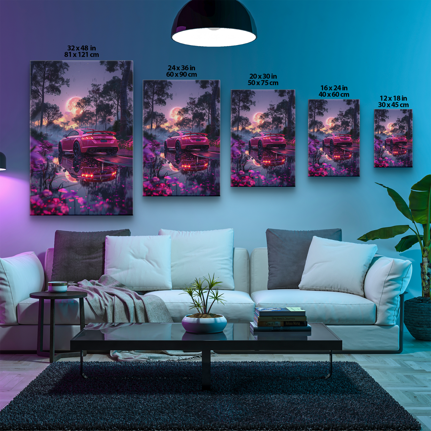 Moonlit Majesty (Canvas)Discover Moonlit Majesty on canvas at RimaGallery. Elevate your space with ethically produced, vibrant art. Free US shipping. Shop now!RimaGallery