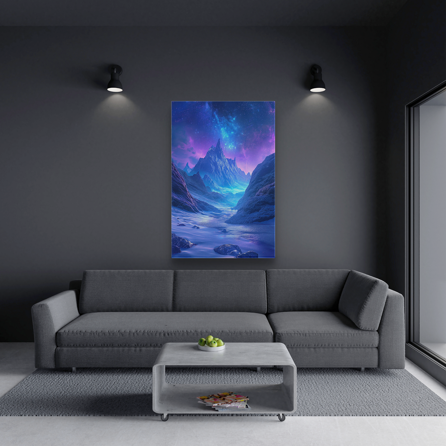 Starry Summit (Canvas)Experience the fusion of art and ethics with RimaGallery's eco-friendly canvases. Stunning visuals, diverse sizes, and sustainable materials. Transform your space noRimaGallery