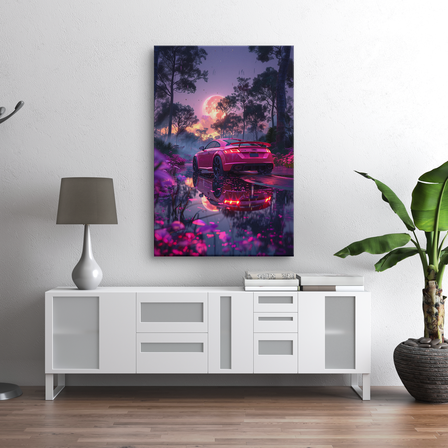 Moonlit Majesty (Canvas)Discover Moonlit Majesty on canvas at RimaGallery. Elevate your space with ethically produced, vibrant art. Free US shipping. Shop now!RimaGallery
