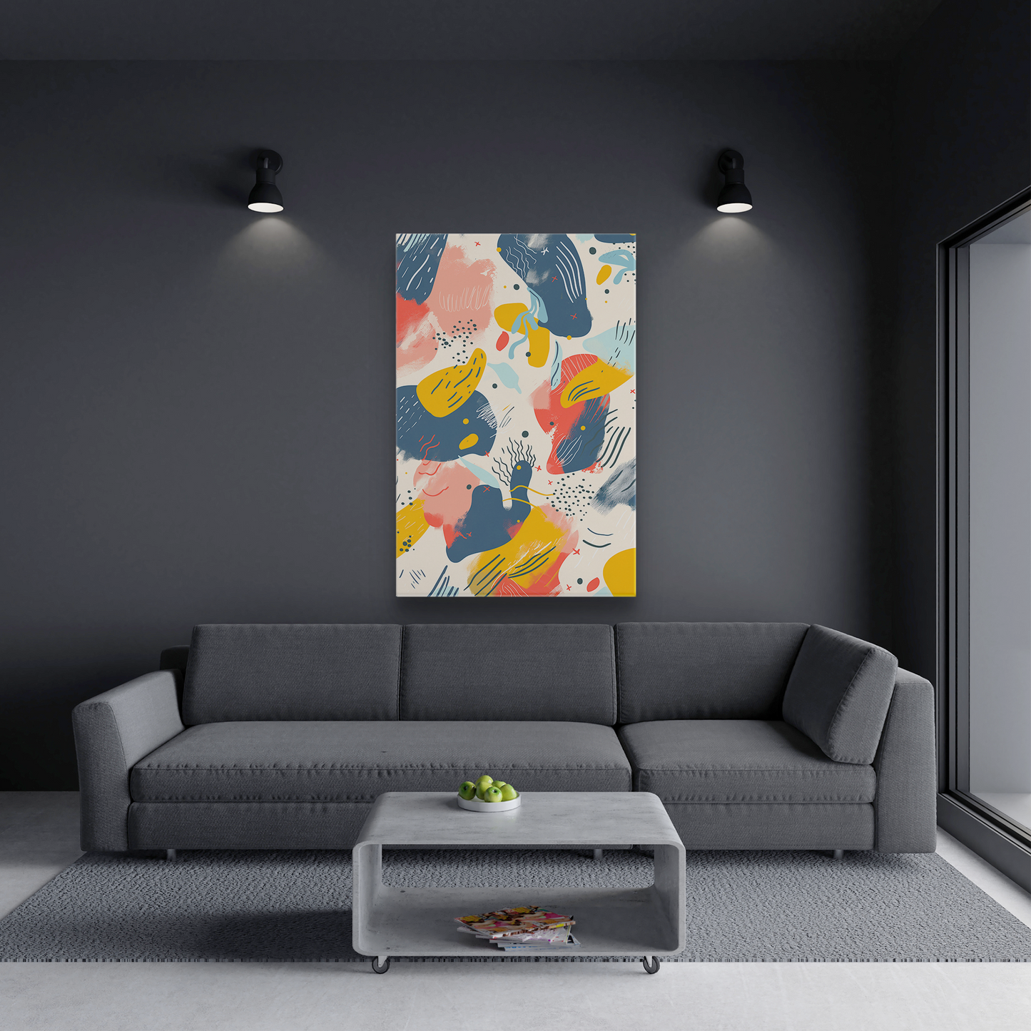 Abstract Play (Canvas)Modern abstract art with bold splashes of color on canvas prints. Shop now for innovative products designed to enhance your digital lifestyle. Fast shipping!RimaGallery