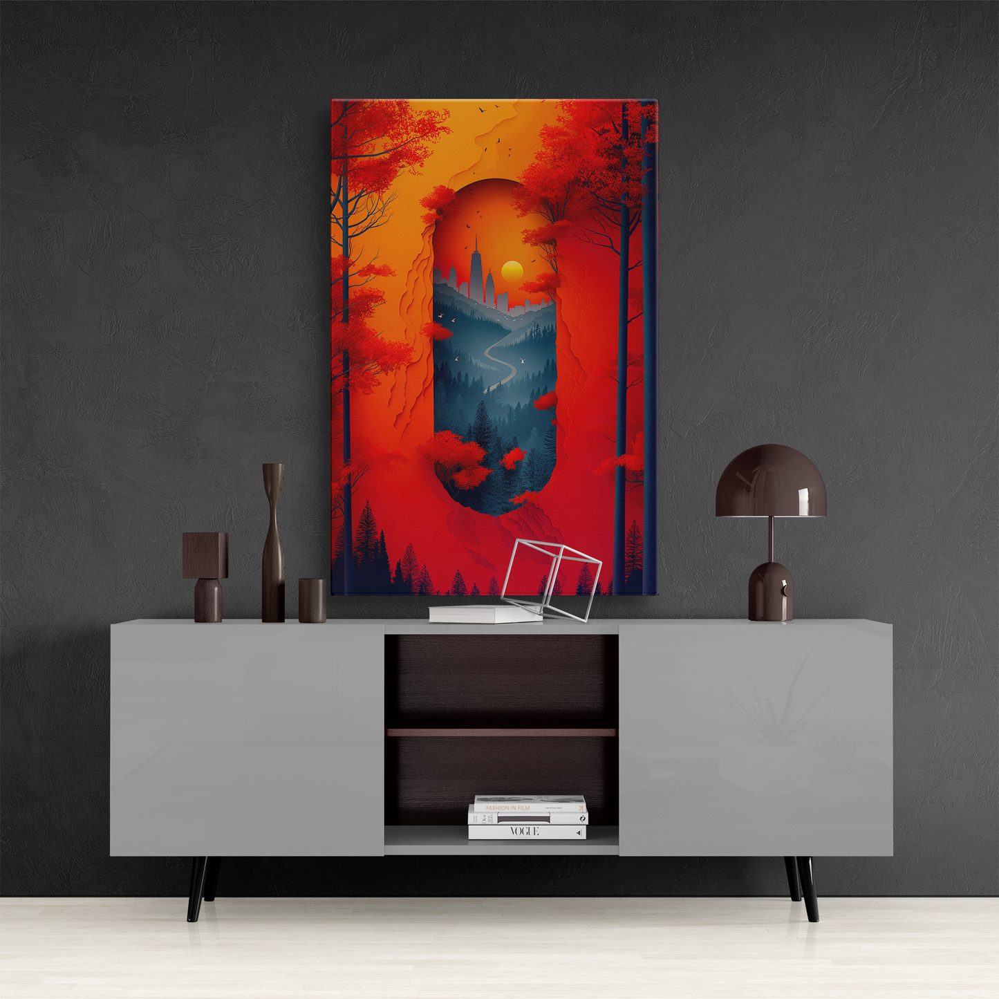 Red Leafy Cityscape (Canvas)Upgrade your tech with the latest gadgets. Shop now for innovative products designed to enhance your digital lifestyle. Fast shipping!RimaGallery