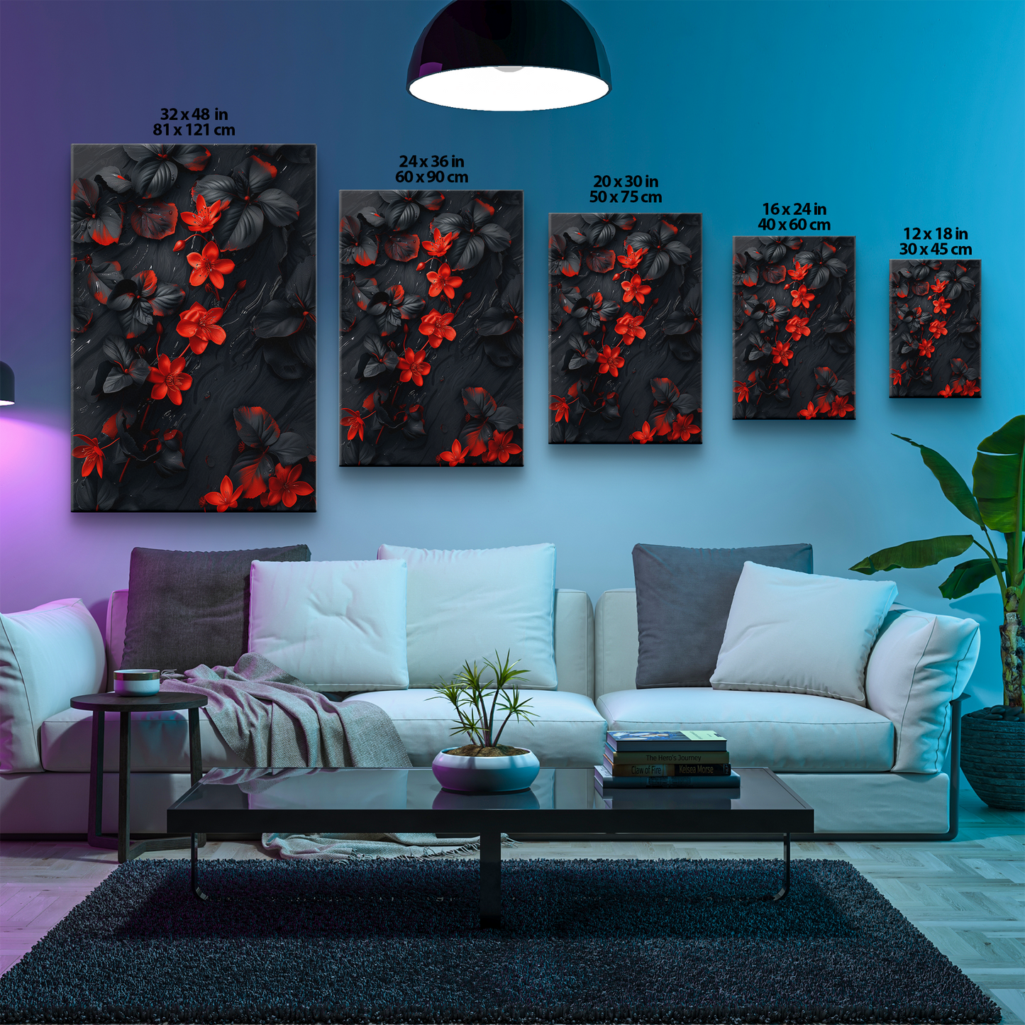 Midnight Bloom (Canvas)Discover Midnight Bloom at RimaGallery: a premium, eco-friendly canvas celebrating quality and sustainability. Elevate your space with vibrant, lasting art.RimaGallery