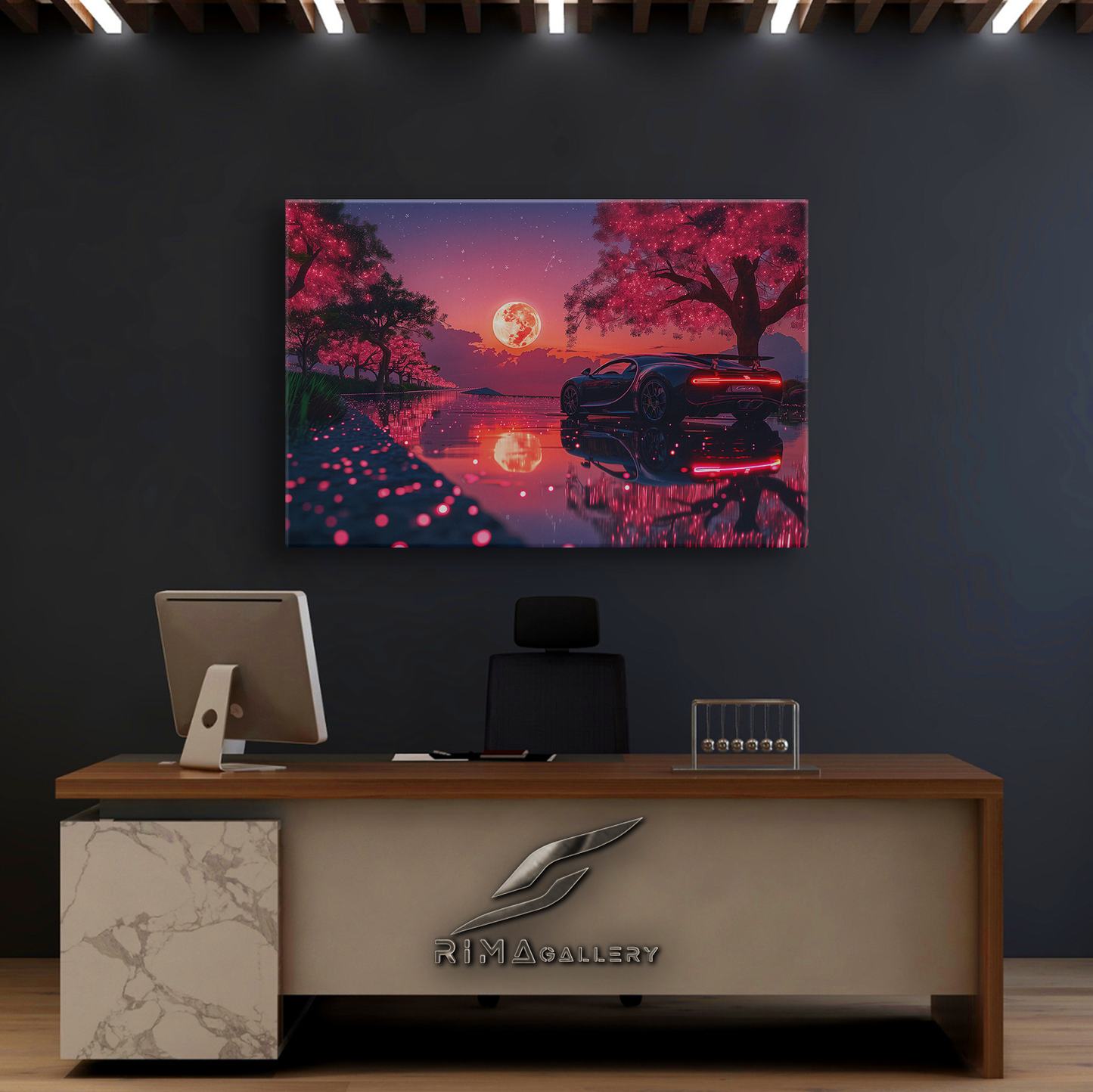 Twilight Velocity (Canvas)Twilight Velocity (Canvas Matte finish, stretched, with a depth of 1.25 inches) Elevate your décor with RimaGallery’s responsibly made art canvases. Our eco-friendlRimaGallery