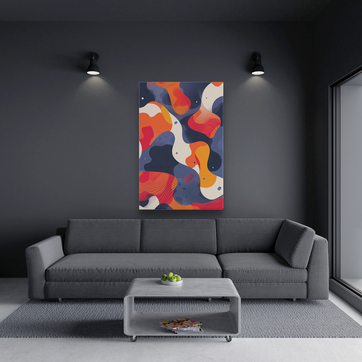 Colorflow Canvas (Canvas)Abstract flowing shapes in a bold color palette canvas print. Shop now for innovative products designed to enhance your digital lifestyle. Fast shipping!RimaGallery