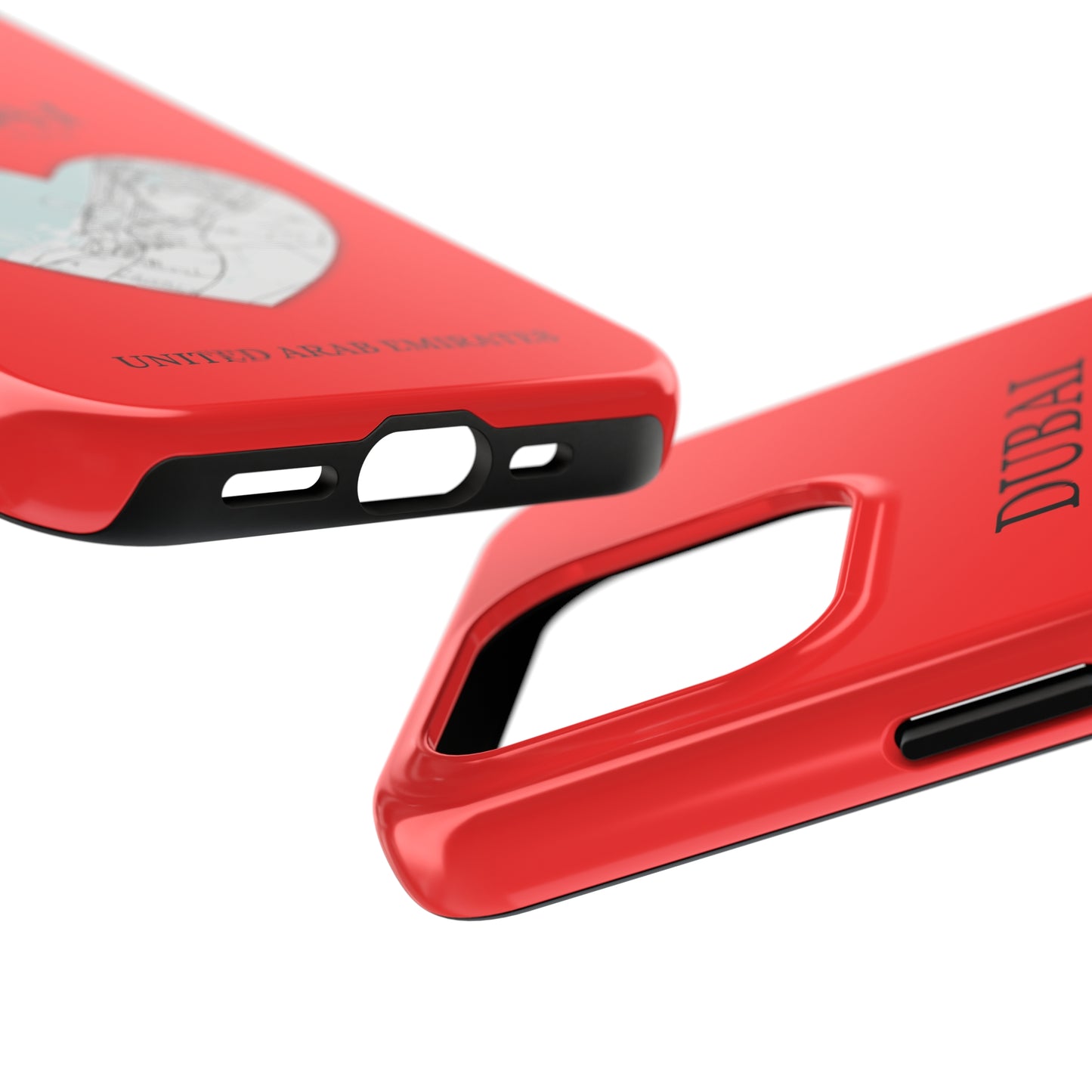 Dubai Heartbeat - Red (iPhone Case 11-15)Capture the essence of Dubai with RimaGallery's Heartbeat Red iPhone case, blending durable protection and unique design. Perfect for iPhone 11-15 models. Free shippRimaGallery