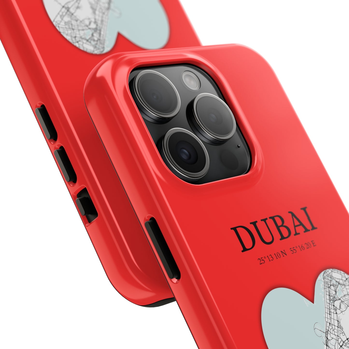 Dubai Heartbeat - Red (iPhone Case 11-15)Capture the essence of Dubai with RimaGallery's Heartbeat Red iPhone case, blending durable protection and unique design. Perfect for iPhone 11-15 models. Free shippRimaGallery