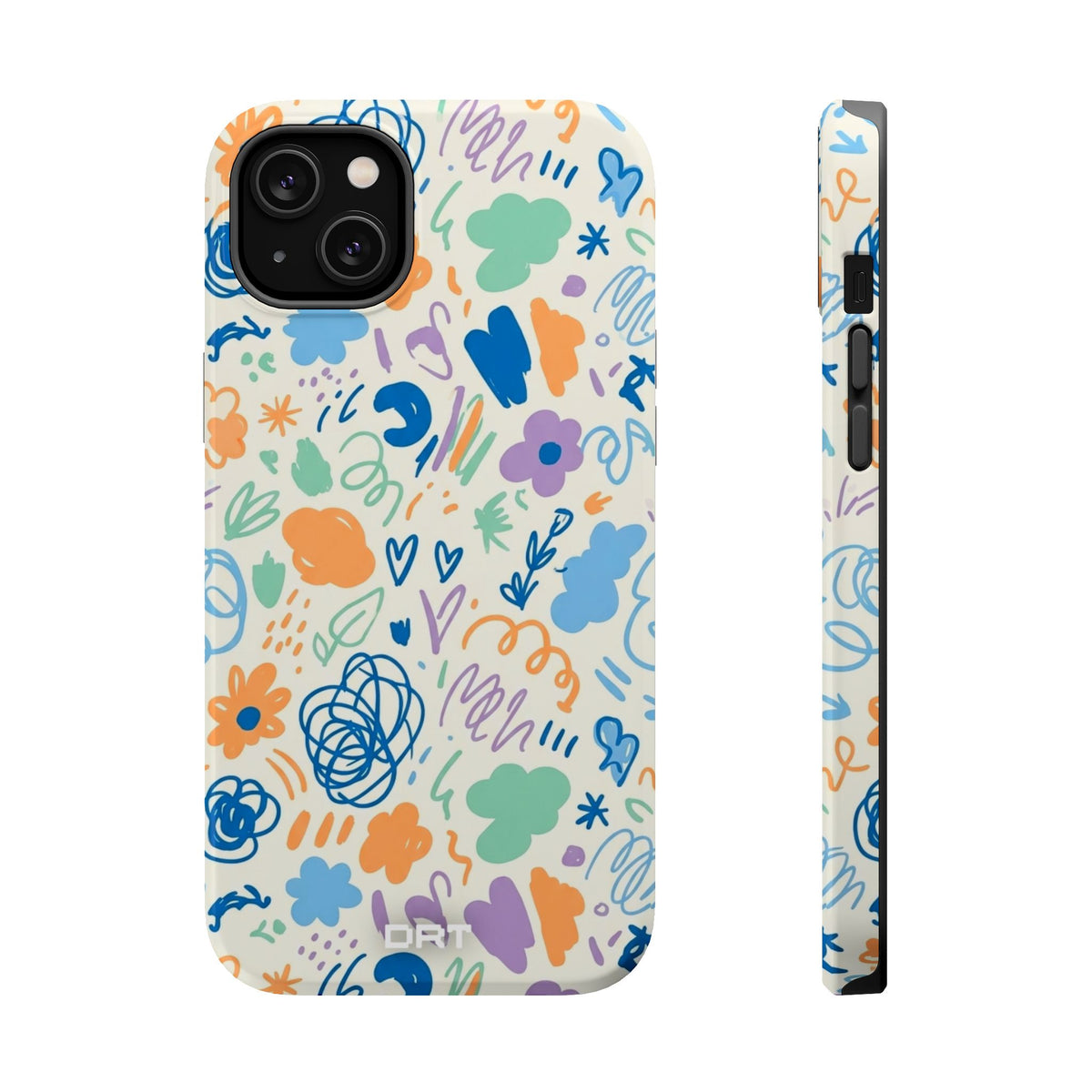 Doodle Garden Tough MagSafe Case for iPhone 13–17