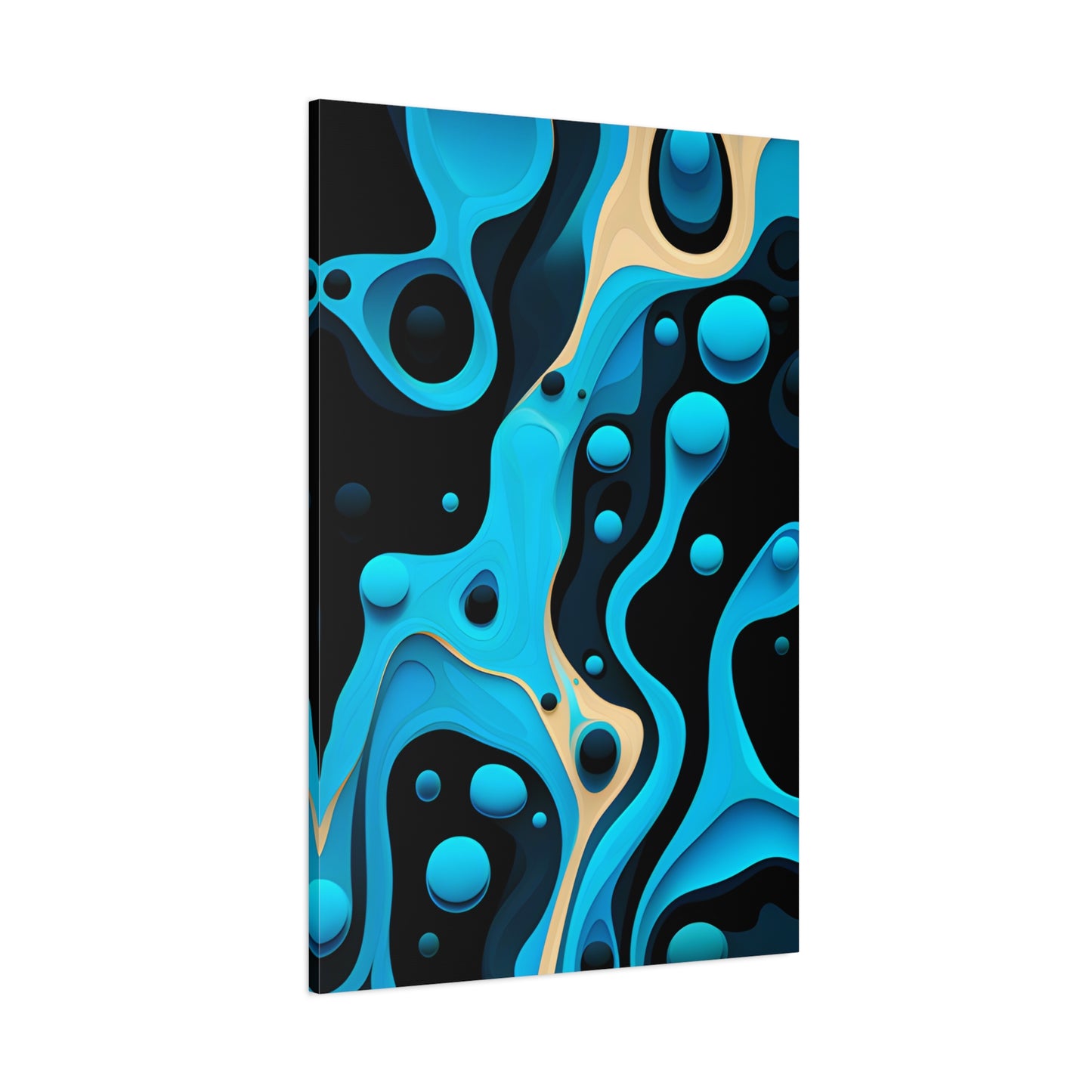 Flowing Shapes Harmony (Canvas)Flowing Shapes Harmony (Canvas  Matte finish, stretched, with a depth of 1.25 inches)
Struggling with low-quality canvases? Switch to RimaGallery! Our canvases are mRimaGallery