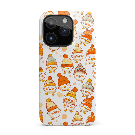 Snowy Snuggles (iPhone Case 11-15)Elevate your iPhone's protection and style with RimaGallery's Adorable snowmen in winter attire patterned On case, featuring dual-layer defense and a sleek, glossy fRimaGallery
