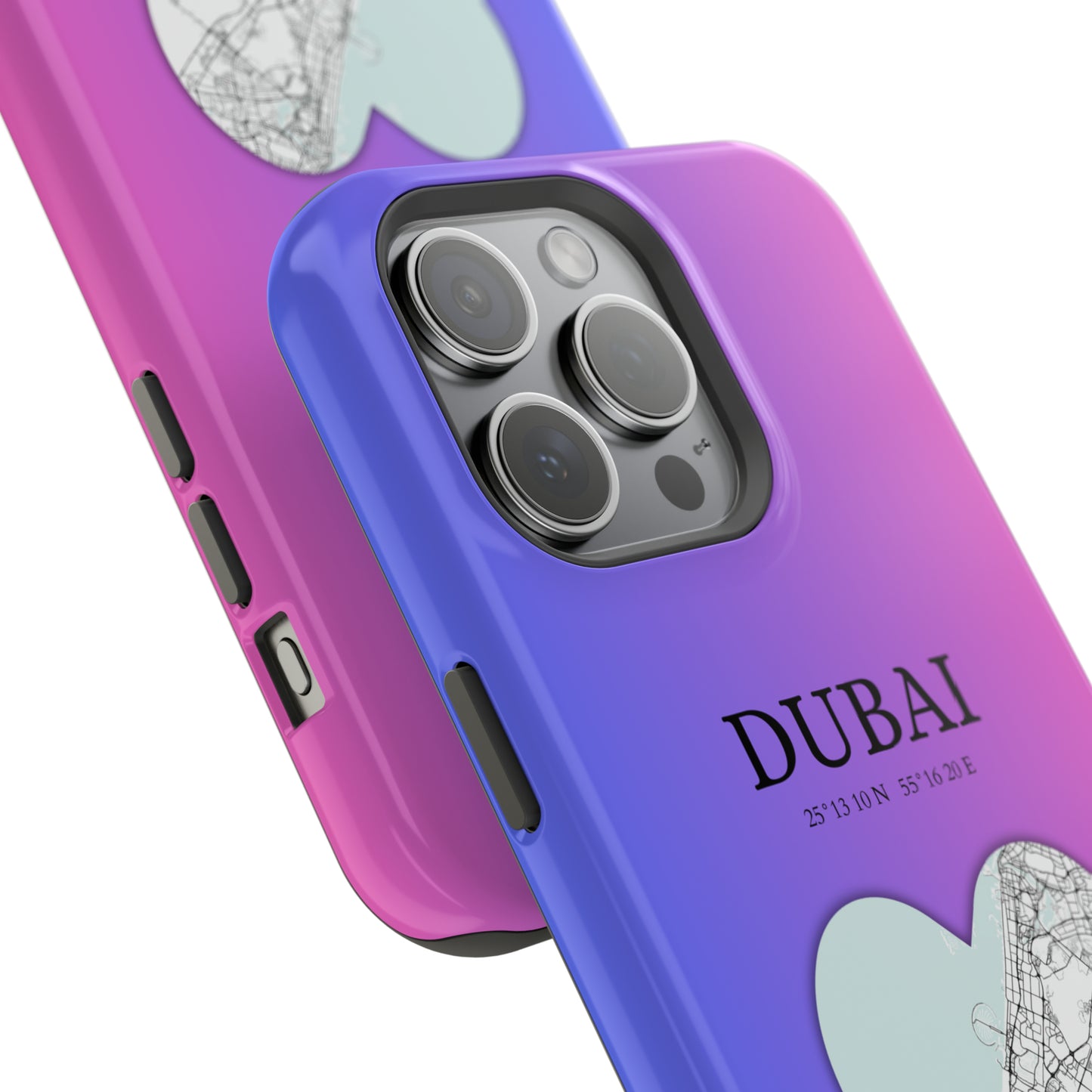 Dubai Heartbeat - Magenta (iPhone MagSafe Case)Elevate your iPhone's style with the Dubai Heartbeat White MagSafe Case, offering robust protection, MagSafe compatibility, and a choice of matte or glossy finish. PRimaGallery