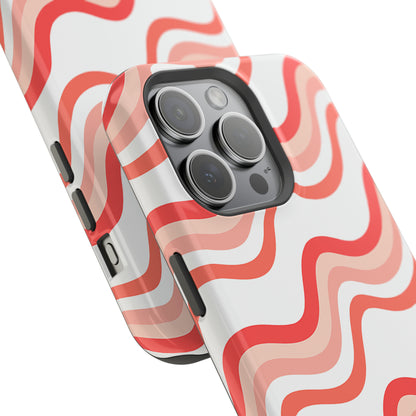 Wavy Stripes Pattern (iPhone MagSafe Case)Elevate your iPhone's style with the Wavy Stripes Pattern MagSafe Case, offering robust protection, MagSafe compatibility, and a choice of matte or glossy finish. PeRimaGallery