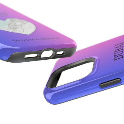 Dubai Heartbeat - Magenta (iPhone MagSafe Case)Elevate your iPhone's style with the Dubai Heartbeat White MagSafe Case, offering robust protection, MagSafe compatibility, and a choice of matte or glossy finish. PRimaGallery