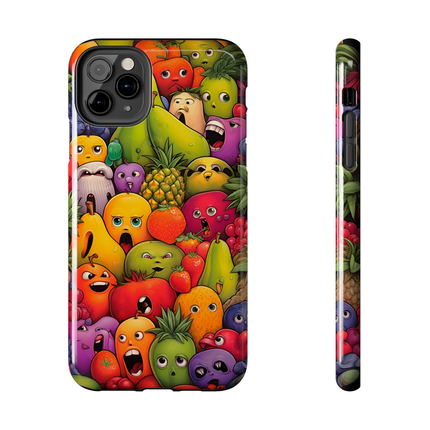 Fruits with Faces (iPhone Case 11-15)