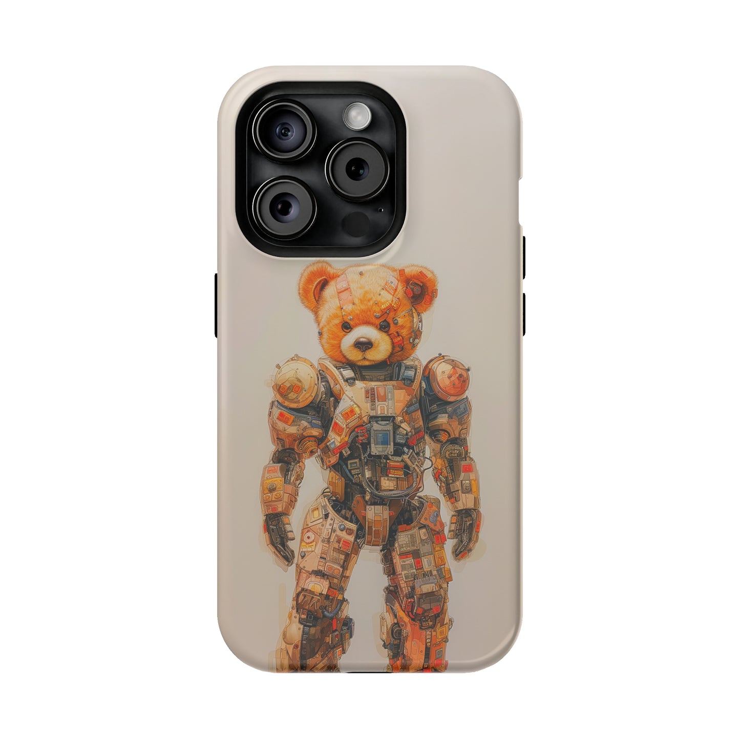 Teddy Mech (iPhone MagSafe Case)Teddy Mech Revolutionize your iPhone's look and feel with RIMA Tough Phone Case – ultimate protection meets elegant style for iPhone 11-15. Grab yours now! 🛡️📱RimaGallery