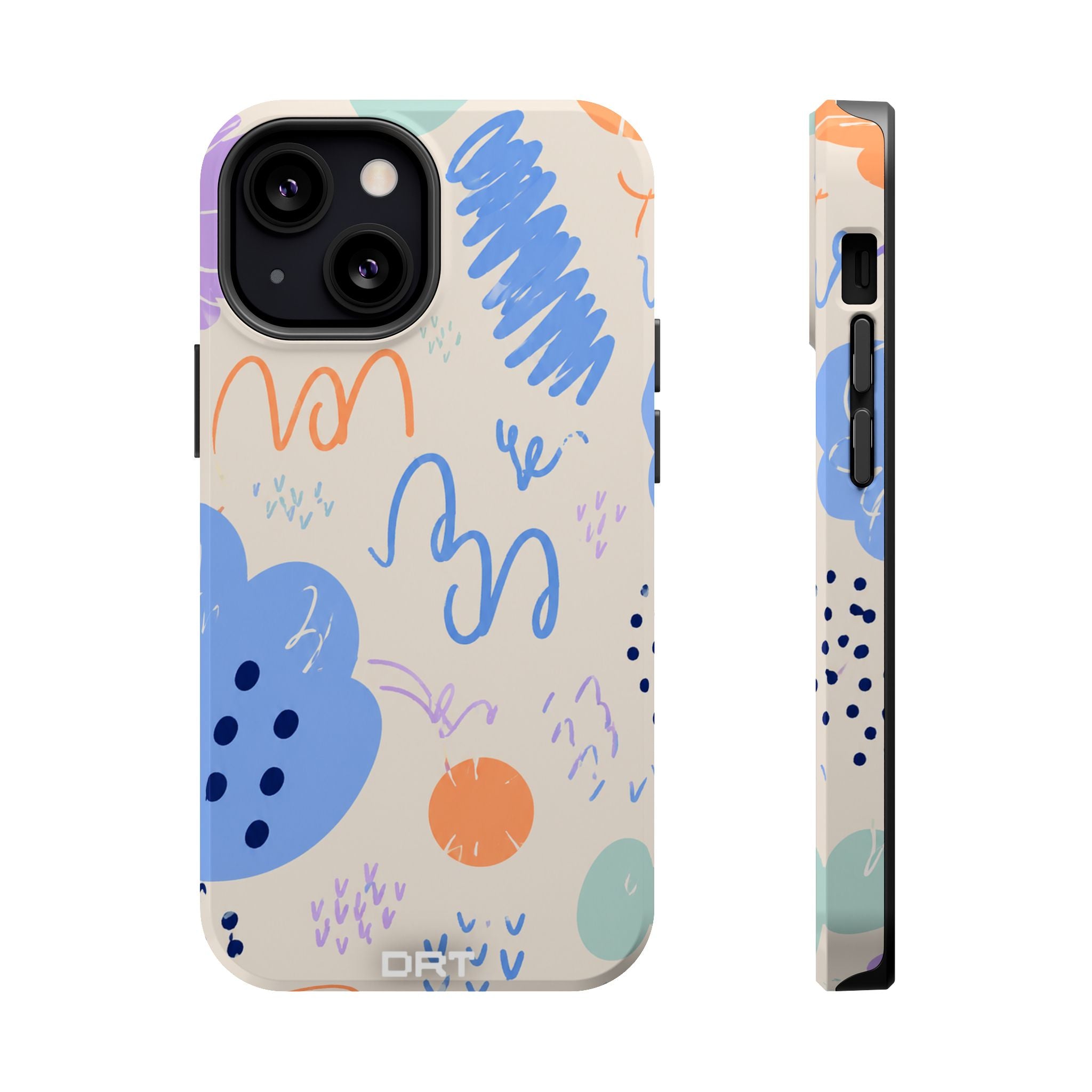 Abstract Doodle Magnetic Impact Phone Case