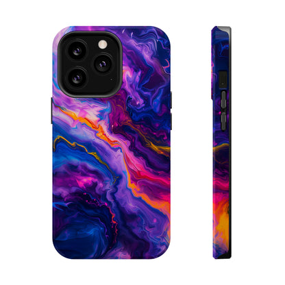Psychedelic Flow (iPhone MagSafe Case)Rima Gallery presents the exclusive Psychedelic Flow MagSafe Durable Case For iphone 13, 14, 15, Pro, Max. Experience advanced protection, MagSafe functionality, andRimaGallery