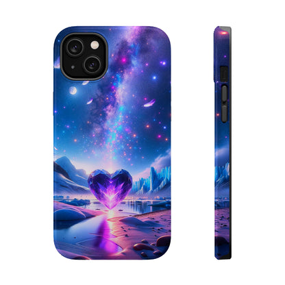 Galactic Heartbeat (iPhone MagSafe Case)Galactic Heartbeat MagSafe Durable Case: Style Meets Protection 📱✨
Upgrade your device with Rima Gallery's Galactic Heartbeat MagSafe Durable Case. This case isn’t RimaGallery