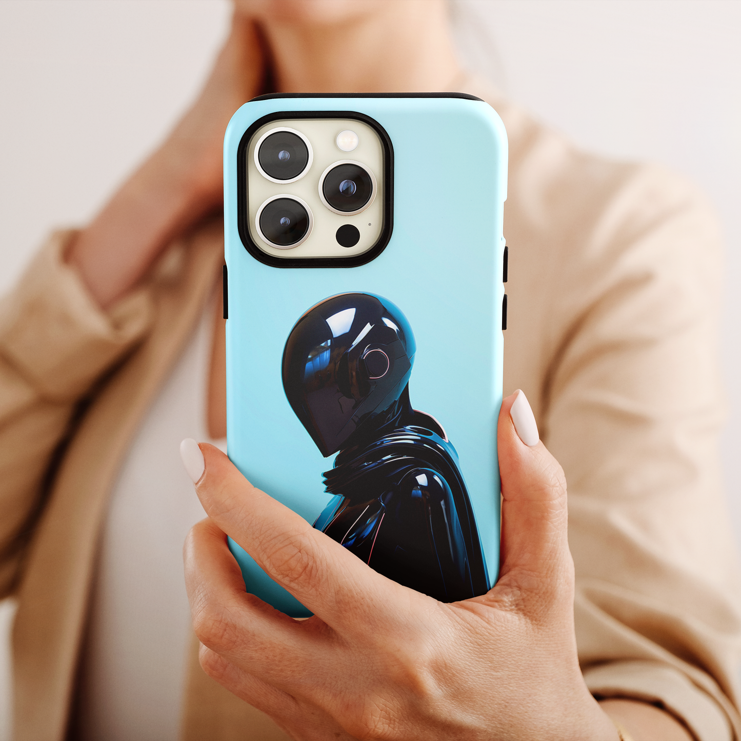 Sleek Cyborg (iPhone MagSafe Case)Sleek Cyborg MagSafe Durable Case: Style Meets Protection 📱✨
Upgrade your device with Rima Gallery's Sleek Cyborg MagSafe Durable Case. This case isn’t just about sRimaGallery