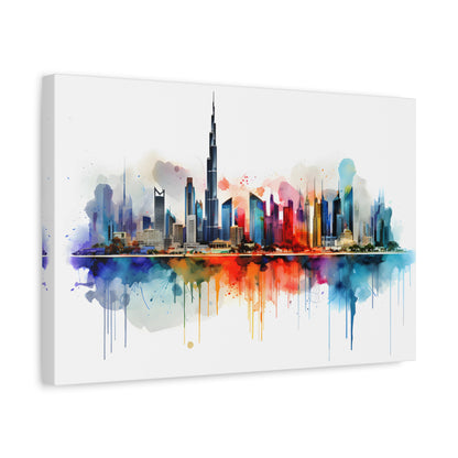 Watercolor Dubai Skyline (Canvas)Engaging Introductory Paragraph:
Struggling with low-quality canvases? Switch to RimaGallery! Our canvases are more than just a purchase; they're a statement of qualRimaGallery