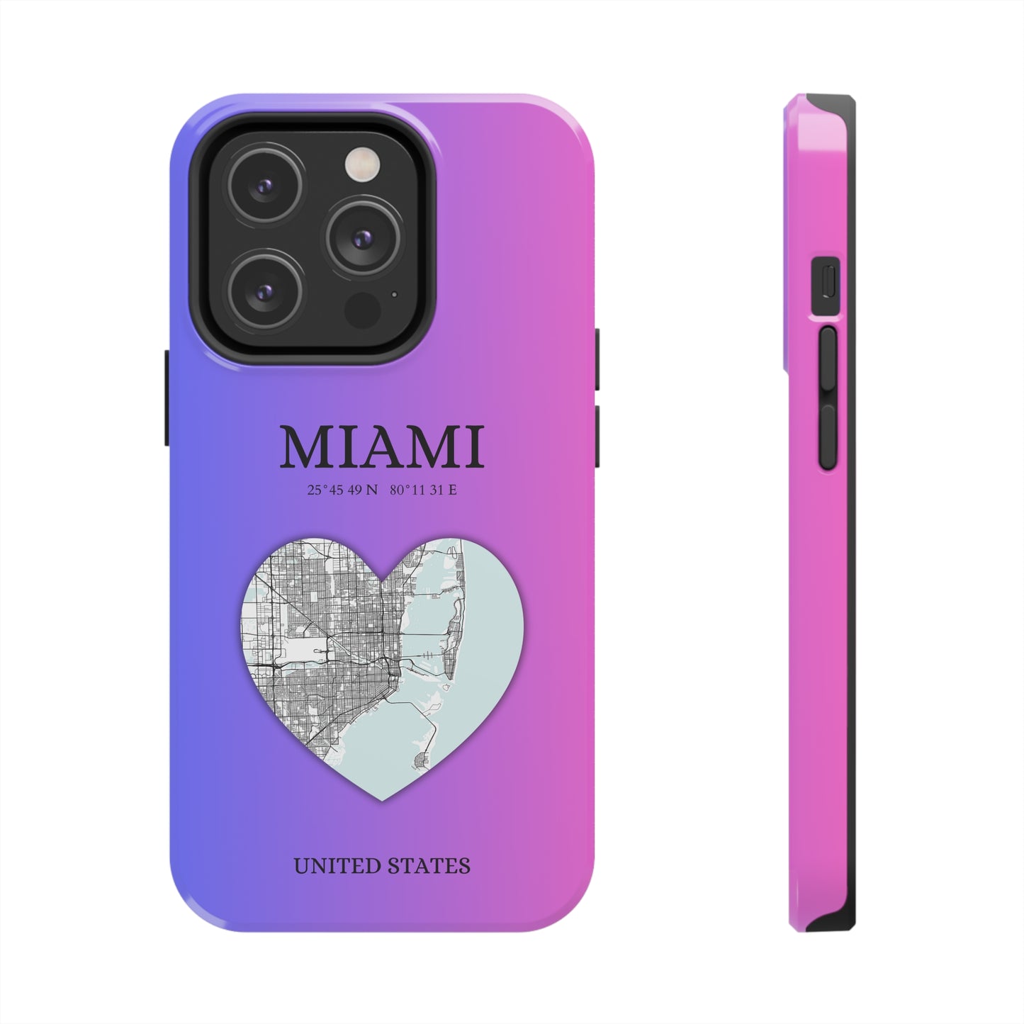 Miami Heartbeat - Magenta (iPhone Case 11-15)Elevate your iPhone's style with Rima's Miami Heartbeat case. Sleek, durable protection for models 11-15. Free US shipping.RimaGallery