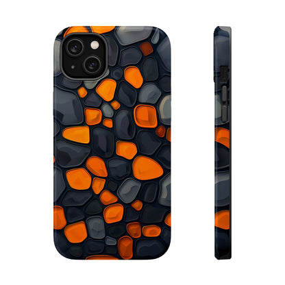 Amber Mosaic (iPhone MagSafe Case)Discover elegance with our iphone 13, 14, 15, Pro, Max MagSafe Case Lightweight, USA-made, and compatible with all MagSafe accessories. Style meets protection. RimaGallery