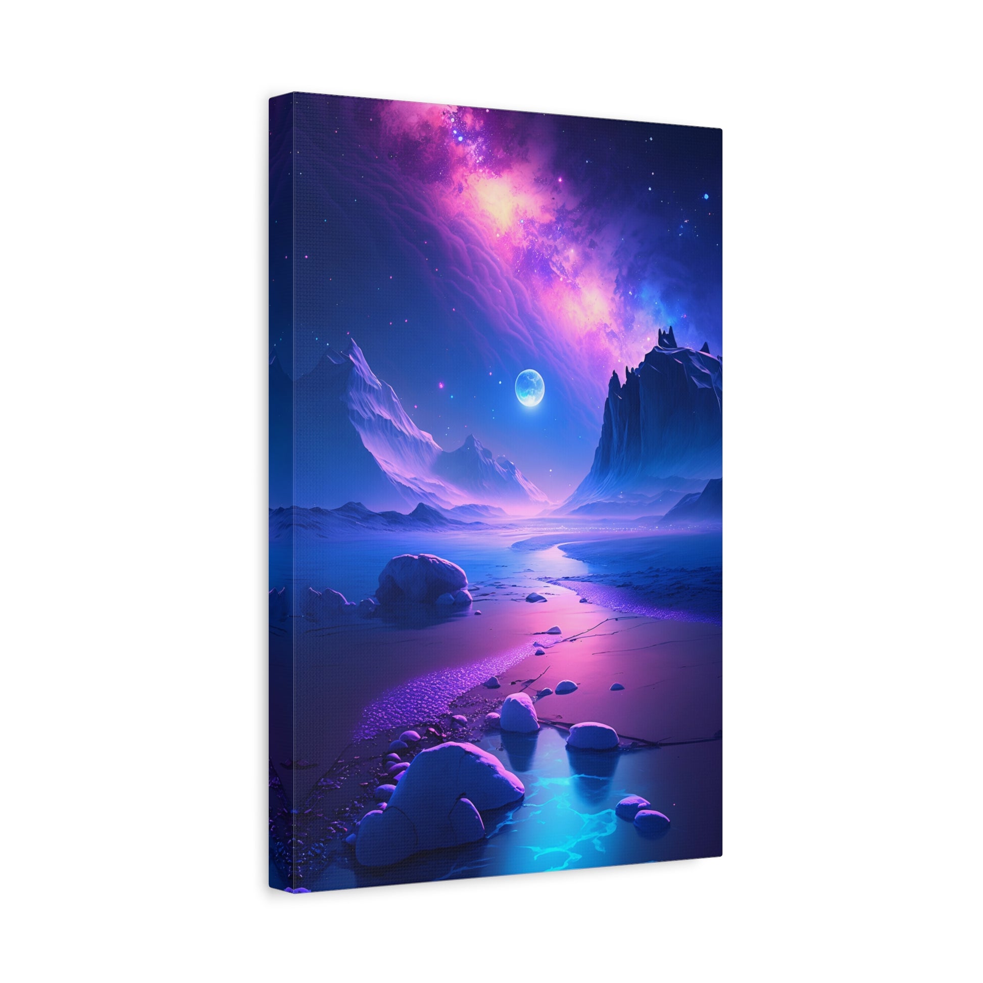 Celestial Shoreline (Canvas)Celestial Shoreline (Canvas  Matte finish, stretched, with a depth of 1.25 inches)
Struggling with low-quality canvases? Switch to RimaGallery! Our canvases are moreRimaGallery