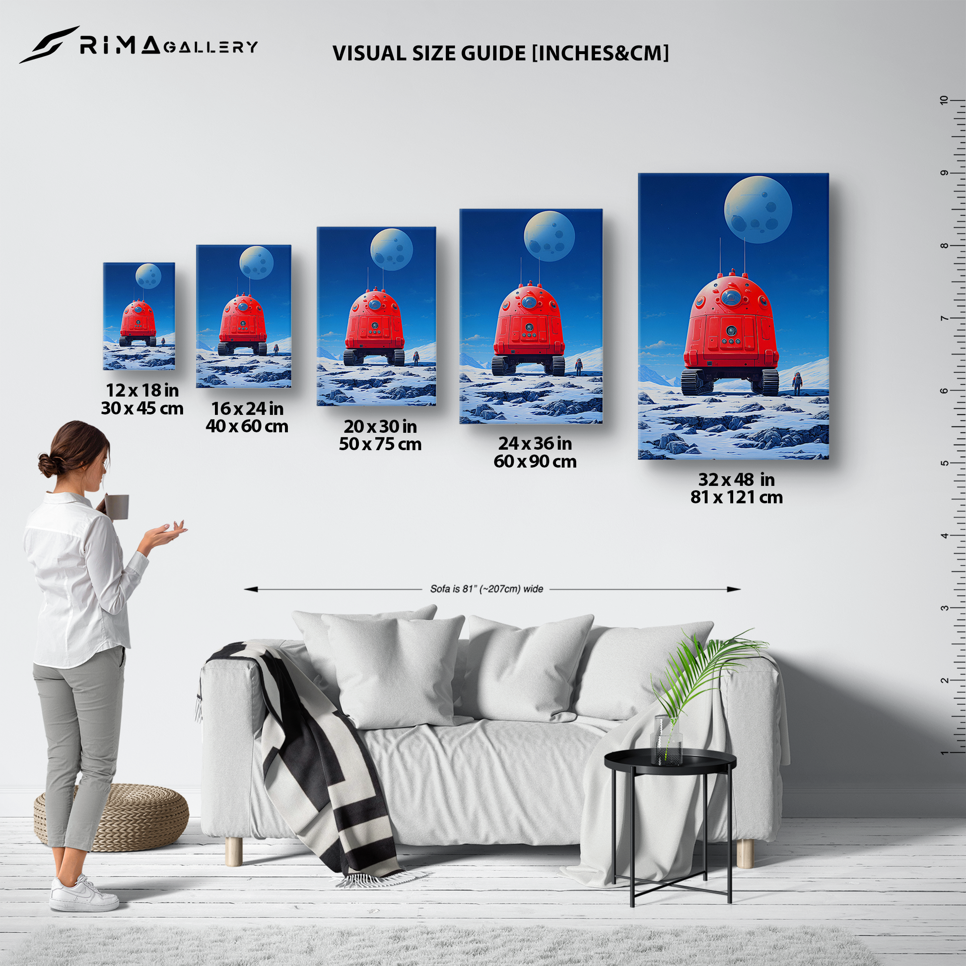 Galactic Outpost (Canvas)Galactic Outpost (Canvas  Matte finish, stretched, with a depth of 1.25 inches)
Struggling with low-quality canvases? Switch to RimaGallery! Our canvases are more thRimaGallery