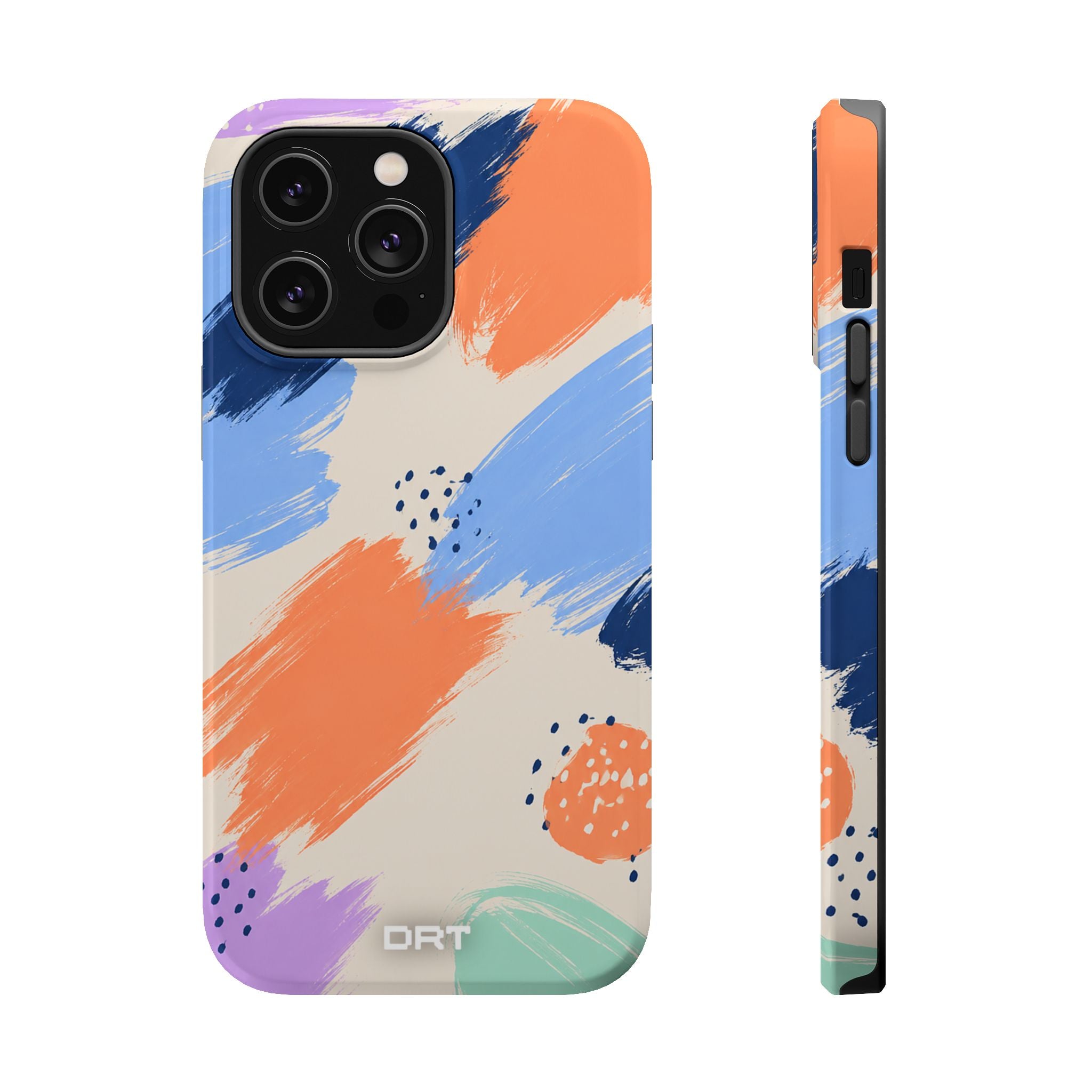Abstract Brushstroke Magnetic Impact-Resistant Phone Case