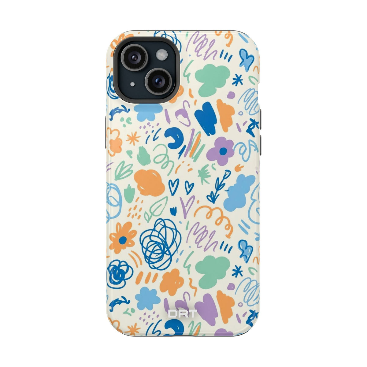 Doodle Garden Tough MagSafe Case for iPhone 13–17