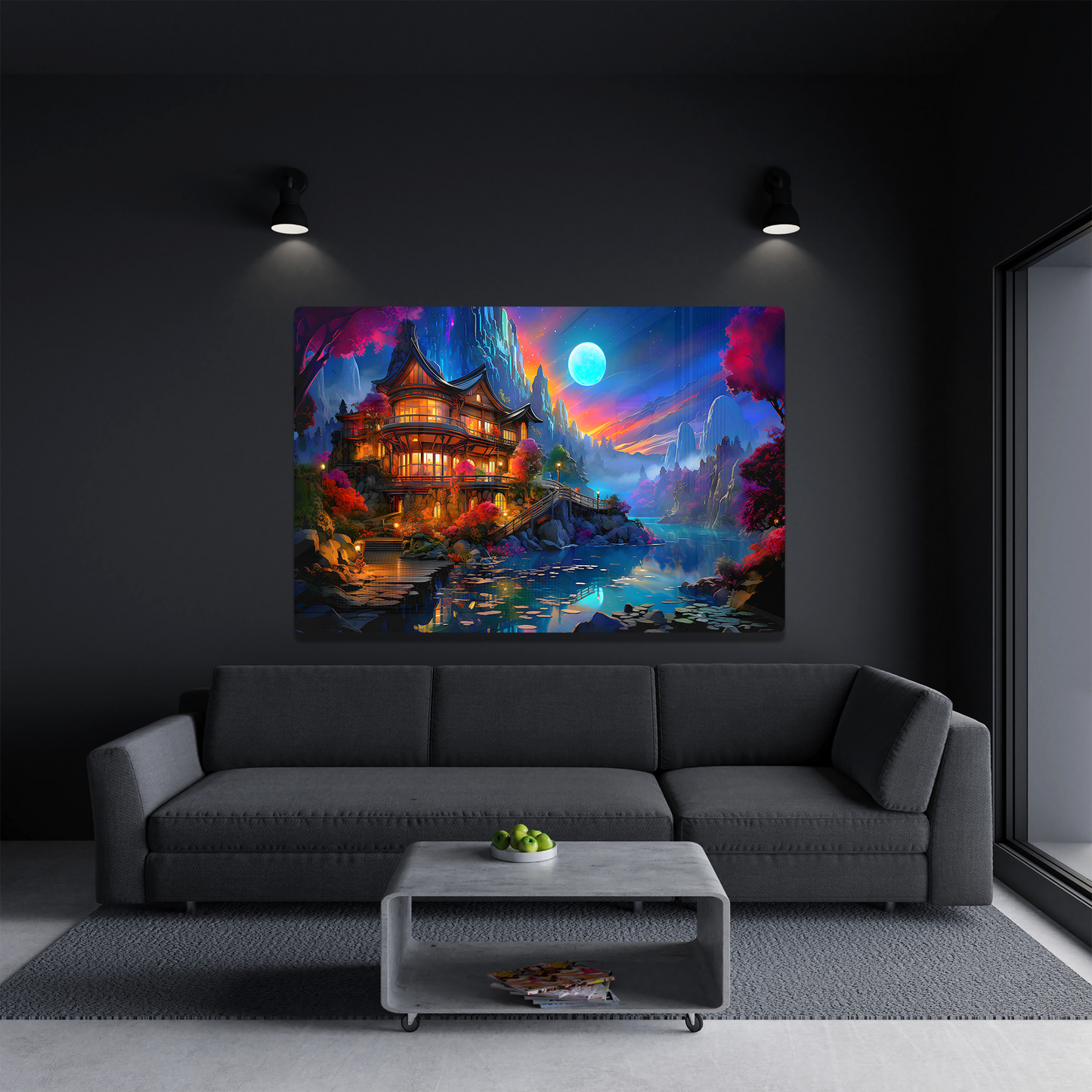 Moonlight Lakeside (Acrylic)Make Your Room Stand Out
Add a touch of sophistication and elegance to your home decor with our 🌜Moonlight Lakeside Serenity Acrylic Print🌌. This stunning print feRimaGallery