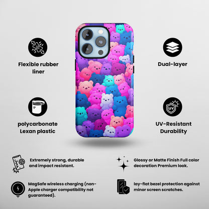 Cuddle Spectrum (iPhone MagSafe Case)Cuddle Spectrum MagSafe Durable Case: Style Meets Protection 📱✨
Upgrade your device with Rima Gallery's Cuddle Spectrum MagSafe Durable Case. This case isn’t just aRimaGallery