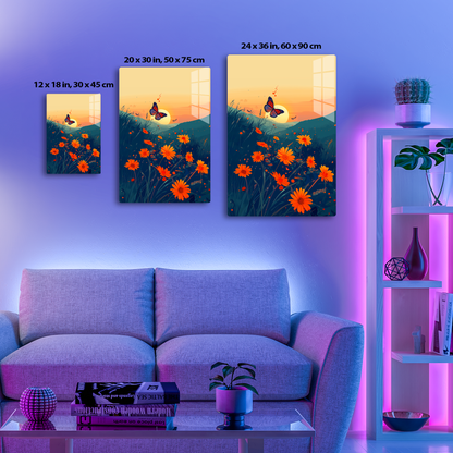 Flutter Bloom (Acrylic)Make a statement with Flutter Bloom acrylic prints. The 1⁄4" acrylic panel exudes the illusion of a smooth glass surface for vibrant artwork. Pre-installed hanging hRimaGallery