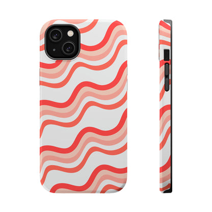 Wavy Stripes Pattern (iPhone MagSafe Case)Elevate your iPhone's style with the Wavy Stripes Pattern MagSafe Case, offering robust protection, MagSafe compatibility, and a choice of matte or glossy finish. PeRimaGallery