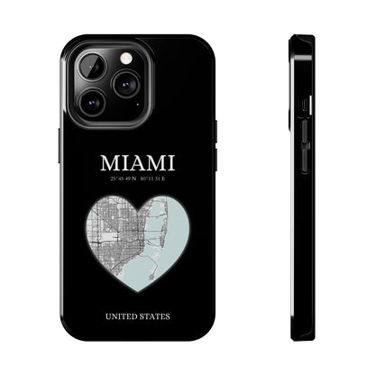 Miami Heartbeat - Black (iPhone Case 11-15)Elevate your iPhone's style with Rima's Miami Heartbeat case. Sleek, durable protection for models 11-15. Free US shipping.RimaGallery
