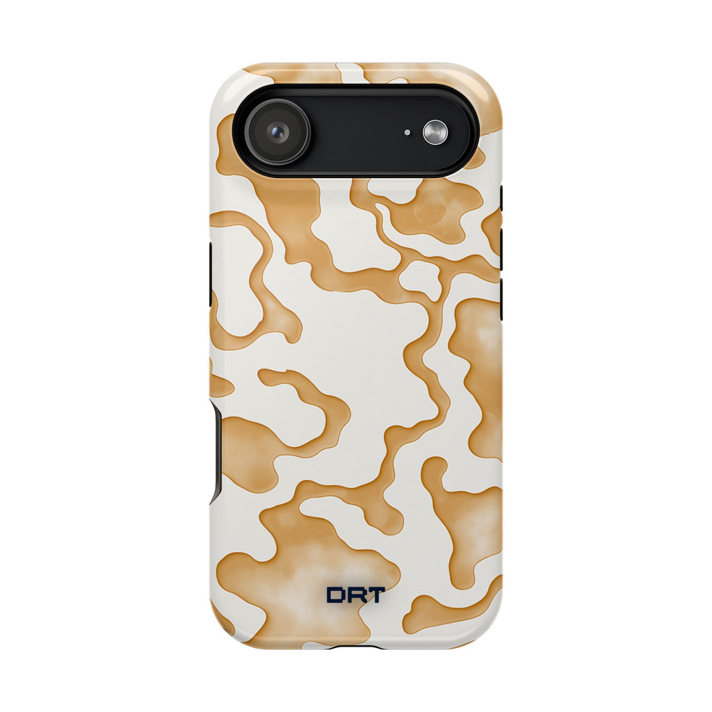 Magnetic Impact-Resistant Phone Case — Beige Abstract Camo